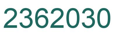 Número 2362030 imagen verde
