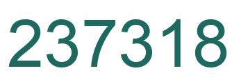 Número 237318 imagen verde