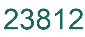 Number 23812 green image