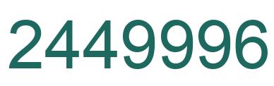 Número 2449996 imagen verde