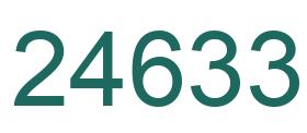 Número 24633 imagen verde