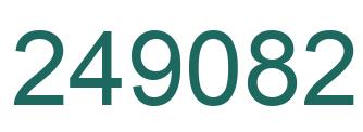 Número 249082 imagen verde