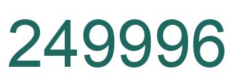 Número 249996 imagen verde