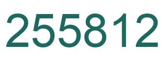 Número 255812 imagen verde