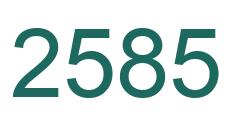 Número 2585 imagen verde