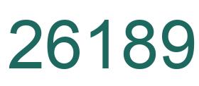 Número 26189 imagen verde