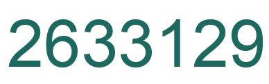 Número 2633129 imagen verde