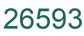 Número 26593 imagen verde