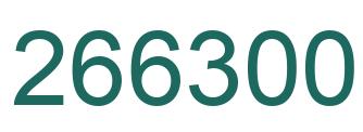 Número 266300 imagen verde