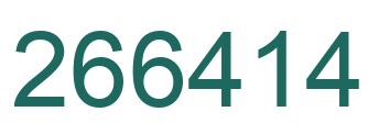 Número 266414 imagen verde