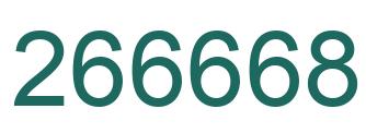 Número 266668 imagen verde