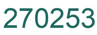 Número 270253 imagen verde