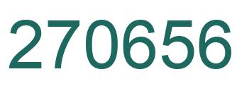 Número 270656 imagen verde