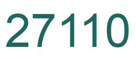 Número 27110 imagen verde