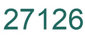 Number 27126 green image