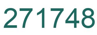 Number 271748 green image