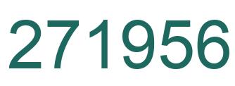Number 271956 green image
