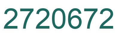 Número 2720672 imagen verde