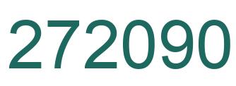 Number 272090 green image
