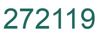 Number 272119 green image