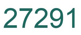 Zahl 27291 grün bild