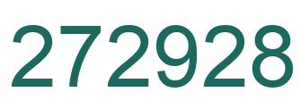 Number 272928 green image