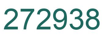 Number 272938 green image