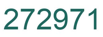 Number 272971 green image