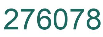 Número 276078 imagen verde