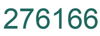 Número 276166 imagen verde
