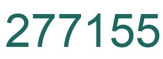 Número 277155 imagen verde