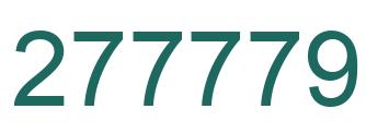 Número 277779 imagen verde