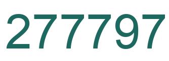 Número 277797 imagen verde