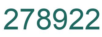 Número 278922 imagen verde