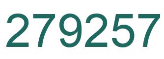 Número 279257 imagen verde