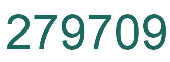 Número 279709 imagen verde