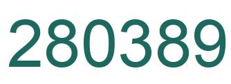 Número 280389 imagen verde