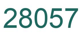 Number 28057 green image