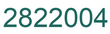 Number 2822004 green image
