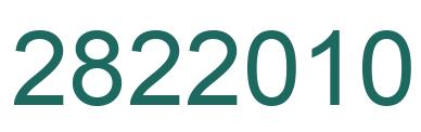 Número 2822010 imagen verde