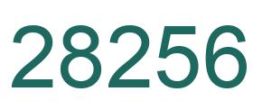 Número 28256 imagen verde
