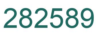 Número 282589 imagen verde
