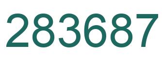 Número 283687 imagen verde