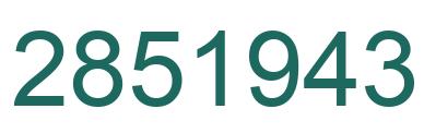 Número 2851943 imagen verde