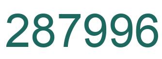 Número 287996 imagen verde