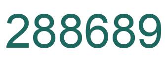 Número 288689 imagen verde