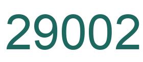 Number 29002 green image