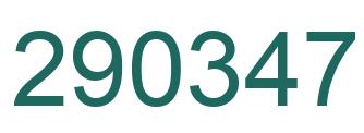 Número 290347 imagen verde