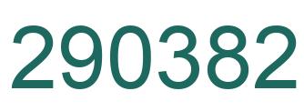 Número 290382 imagen verde