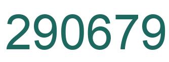 Número 290679 imagen verde